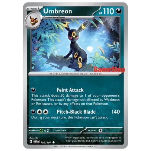 Umbreon - 130/197 (GameStop Exclusive) Sealed Promo